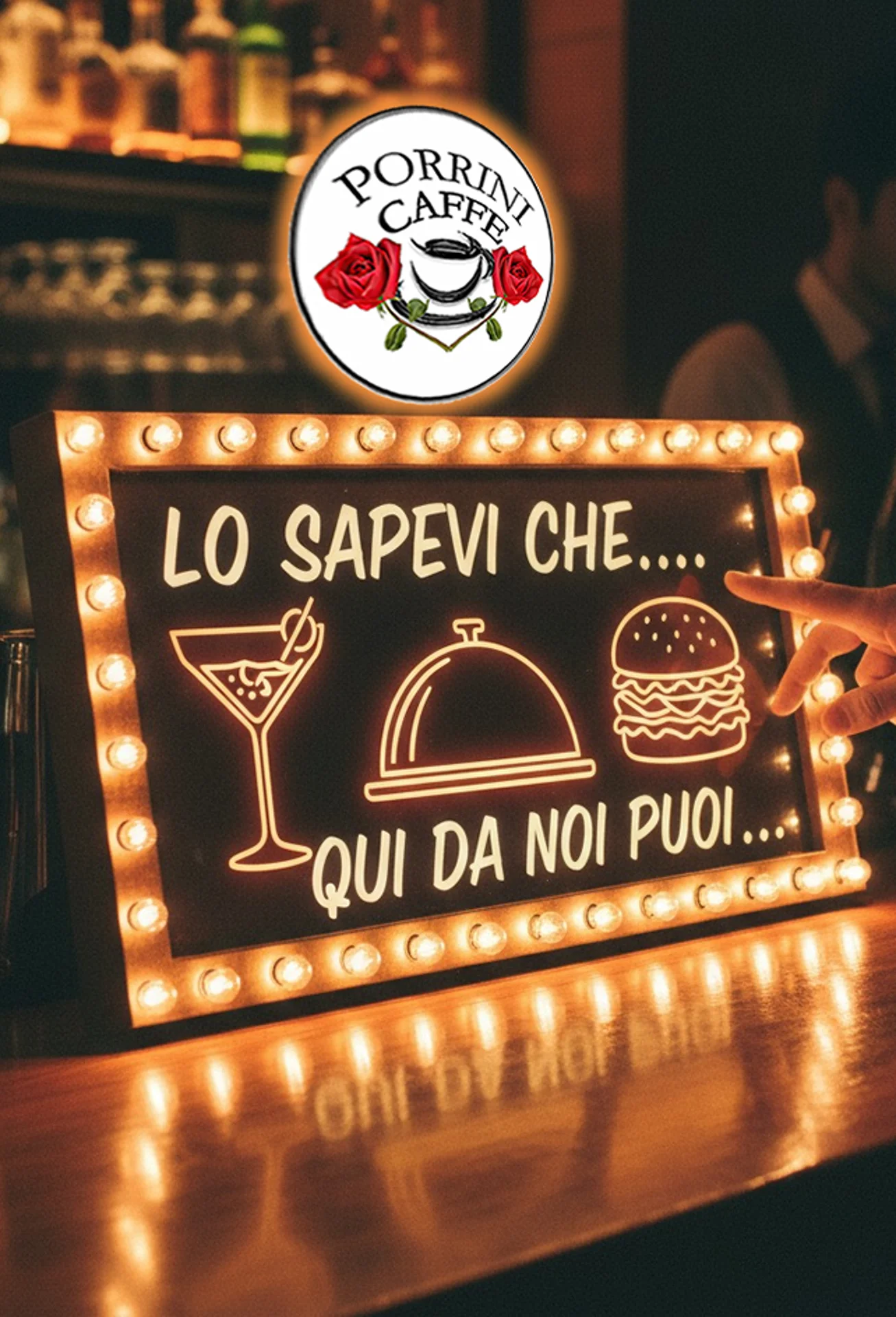 PORRINI CAFFE' — AL PORRINI CAFFE':  BAR - TABACCHERIA - GIOCHI - SERVIZI