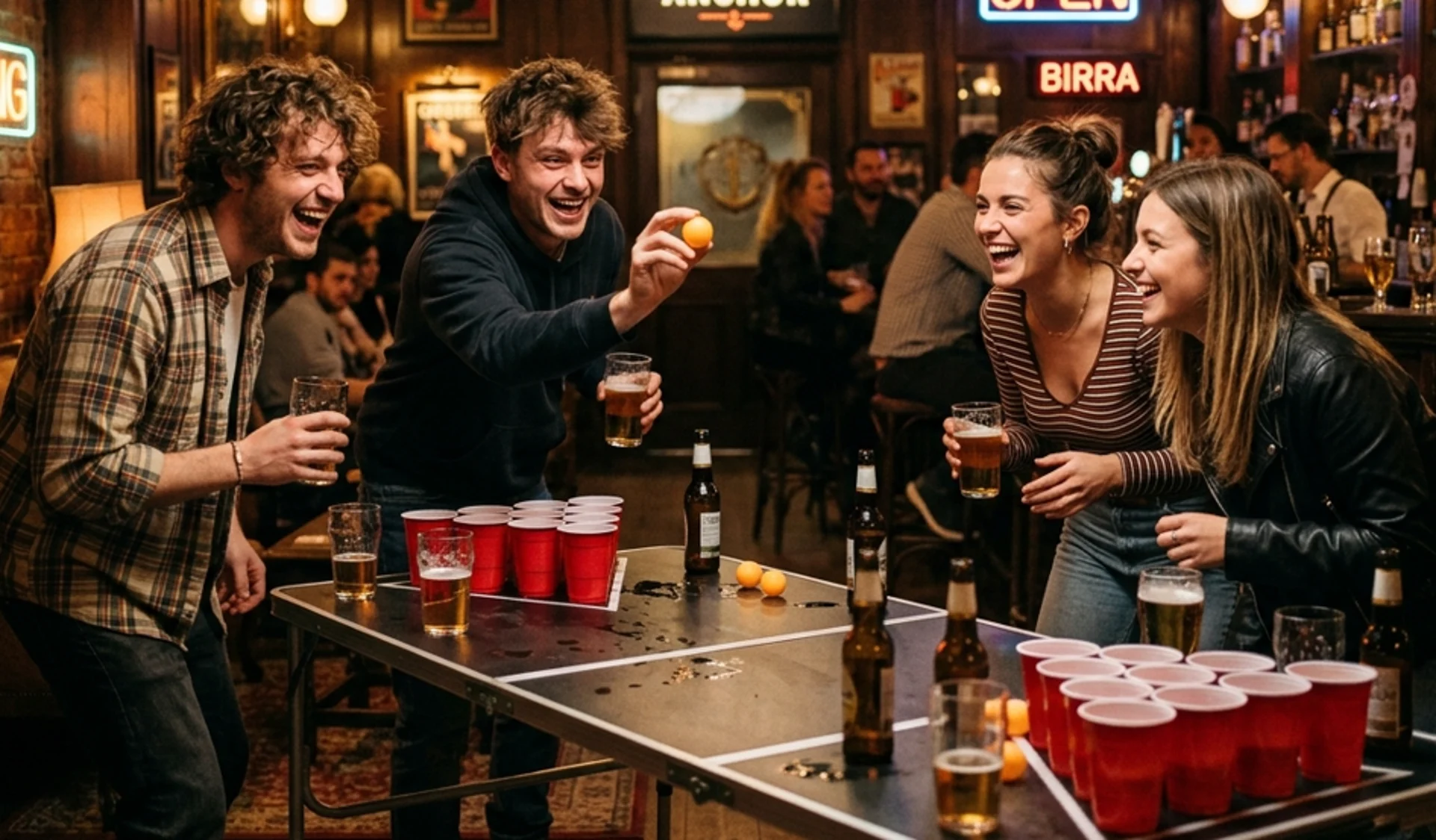 Giocare a Beer-Pong
