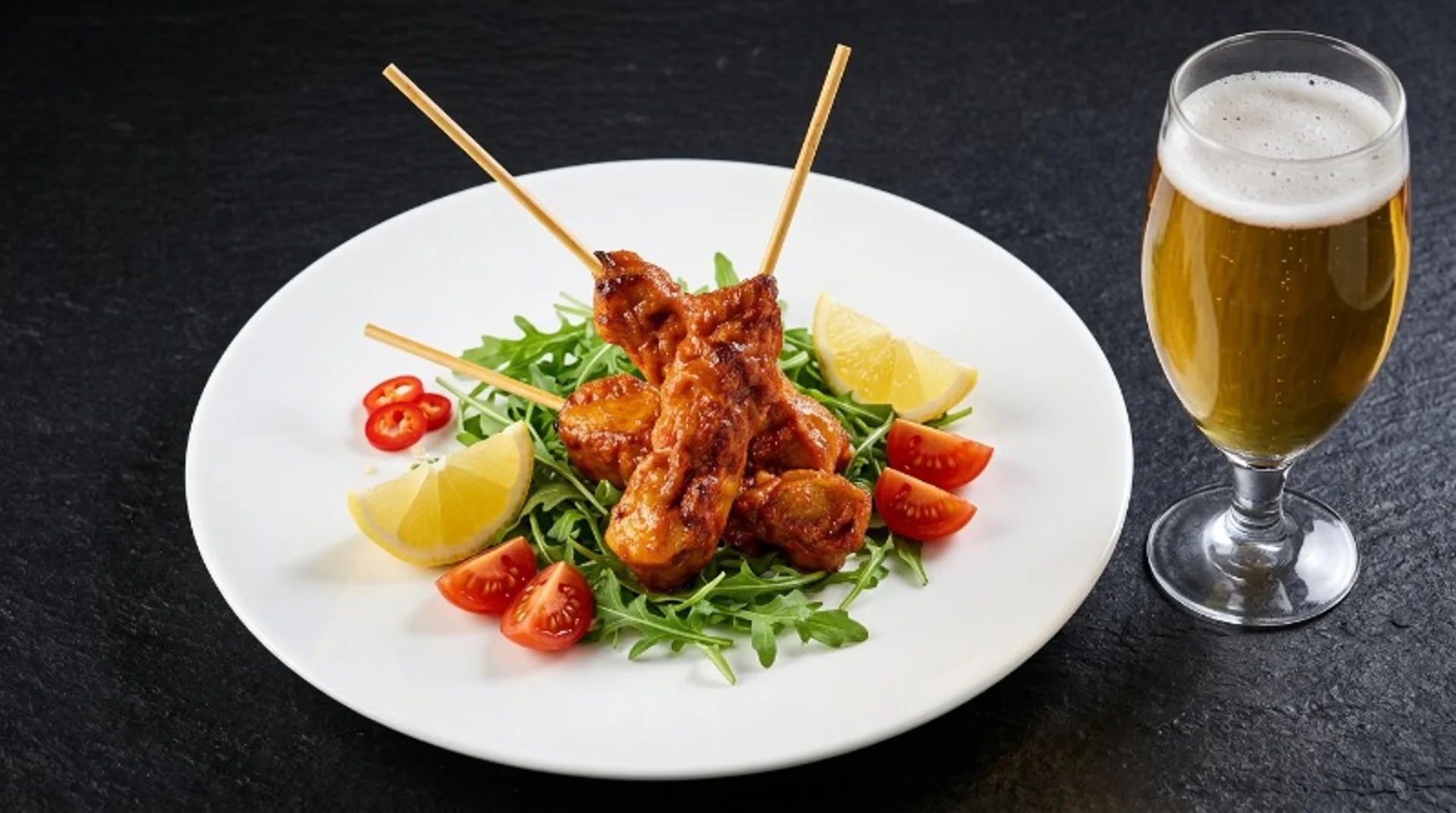 SPIEDINI DI COSCIA DI POLLO  (3pz)